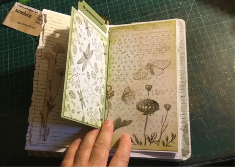 DIN lang Journal "Natur 8" // handgemacht von Uta