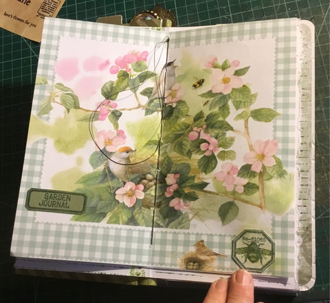 DIN lang Journal "Natur 8" // handgemacht von Uta