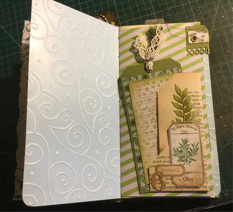 DIN lang Journal "Natur 8" // handgemacht von Uta