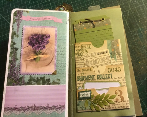 DIN lang Journal "Natur 8" // handgemacht von Uta