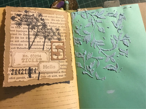 DIN lang Journal "Natur 8" // handgemacht von Uta