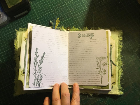 Handtaschen-Journal "Natur 7" // handgemacht von Uta