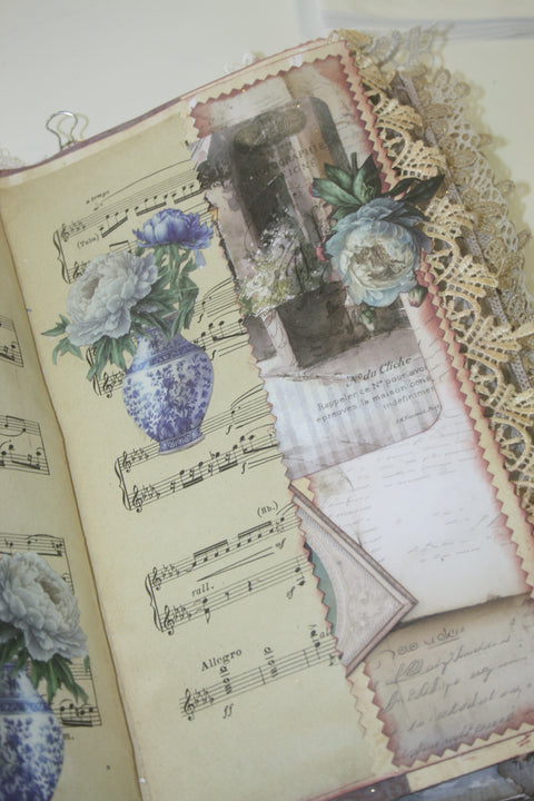 DIN A4 Journal "Vintage Ladies" // handgemacht von Betty