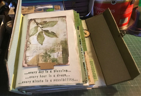 DIN A 5 Journal "Natur 1" // handgemacht von Uta