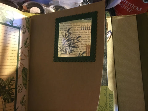 DIN A 5 Journal "Natur 1" // handgemacht von Uta