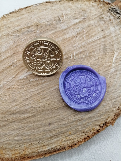 Seal WITHOUT handle "Gears" - 2.5 cm