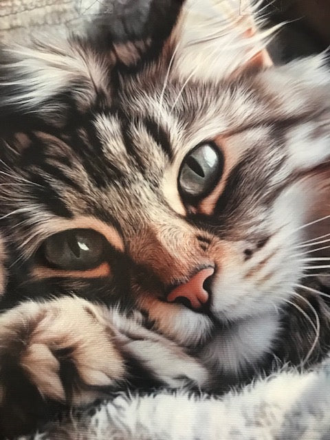 A 5 large journal with hidden ring binding "Spring" // handmade by Beate