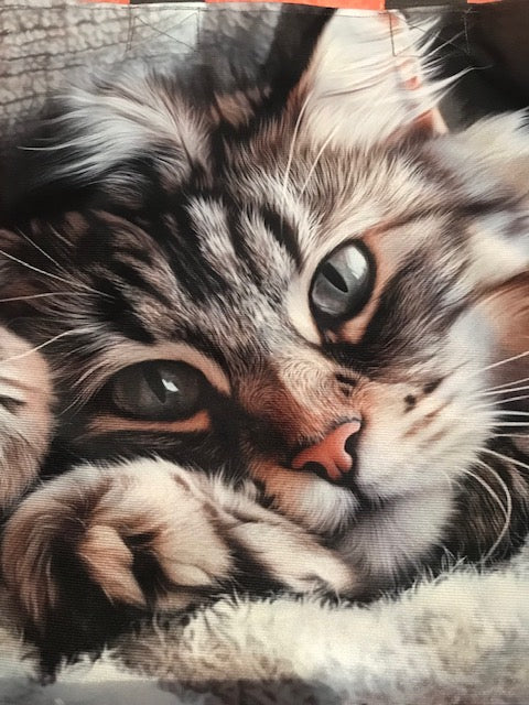 A 5 large journal with hidden ring binding "Spring" // handmade by Beate