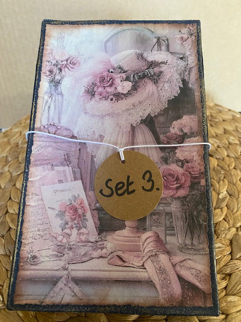 Vintage Spule zum Aufwickeln von Spitze, Garn, Bänder usw. (3) // handgemacht von Beate