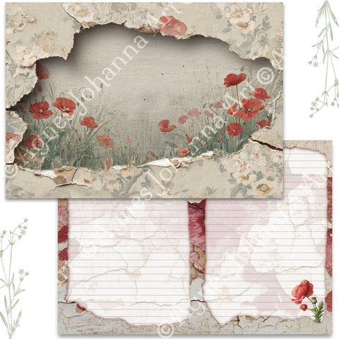 "Sea Breeze" // AgnesJohanna Art // 7 sheets of design paper // printed on both sides 