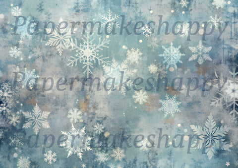 "Ice Fantasy" // Papermakeshappy // 7 sheets of design paper // printed on both sides