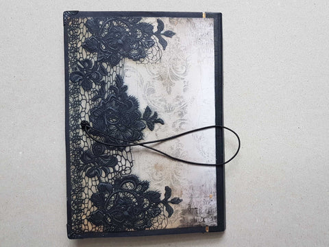 Journal "Dark Fairies And Roses" // handmade by Melly 