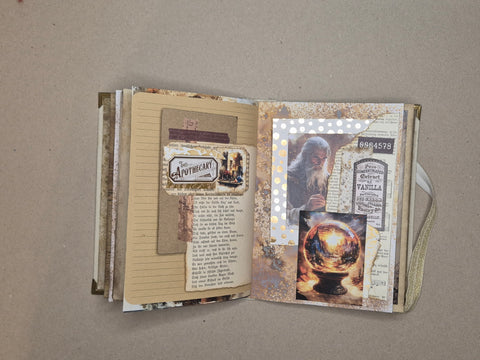 A5 Journal „Magie“ // handgemacht von Melly