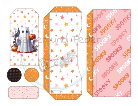 Kreativset // Multi-Pocket-Folio "Halloween (1)" // Papier & Feder // 9 Blatt // 160 g/m²