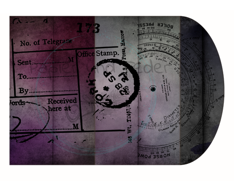 Kreativset // Multi-Pocket-Folio "Gothic (1)" // Papier & Feder // 9 Blatt // 160 g/m²