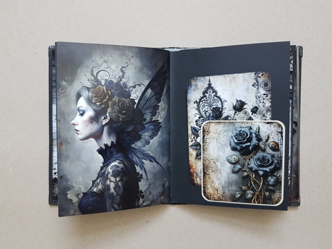 A5 Journal „Mystical Beauties“ // handgemacht von Melly