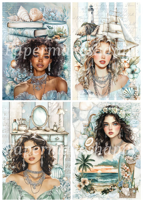 "Dreamcatcher" // Papermakeshappy // Ephemera set // 200 g/m²