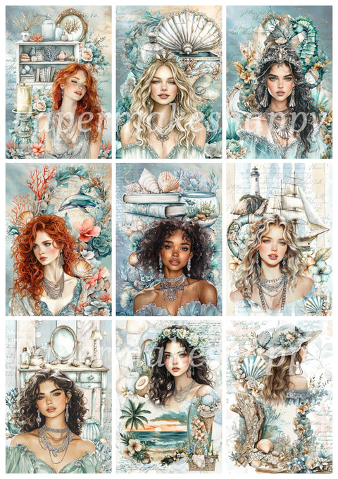 "Dreamcatcher" // Papermakeshappy // Ephemera set // 200 g/m²