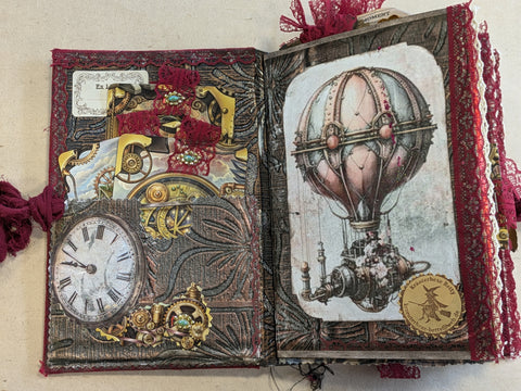 Journal "Lady Rosalie - Steampunk" // handgemacht von Betty