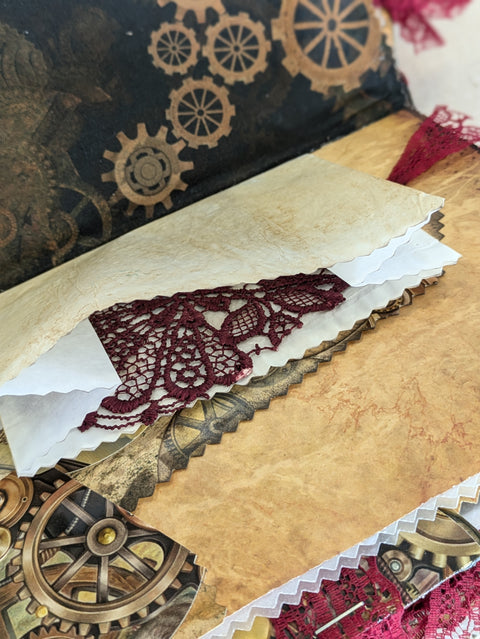 Journal "Lady Rosalie - Steampunk" // handgemacht von Betty