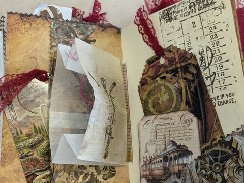 Journal "Lady Rosalie - Steampunk" // handgemacht von Betty