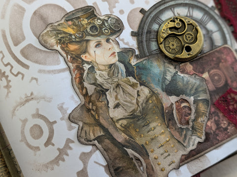 Journal "Lady Rosalie - Steampunk" // handgemacht von Betty