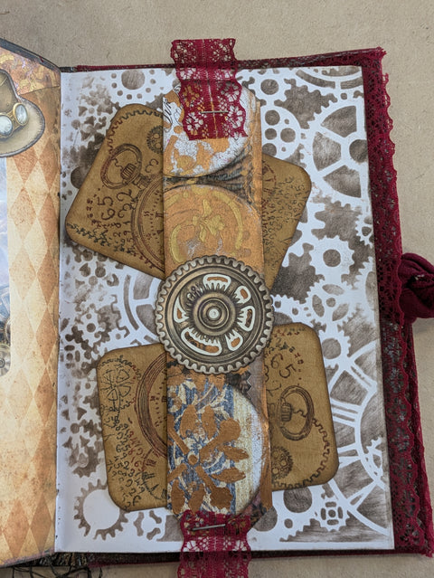 Journal "Lady Rosalie - Steampunk" // handgemacht von Betty