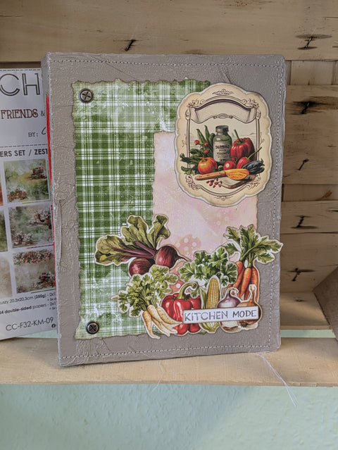 handgemachtes Junk Journal "Kitchen mode" // by Ines