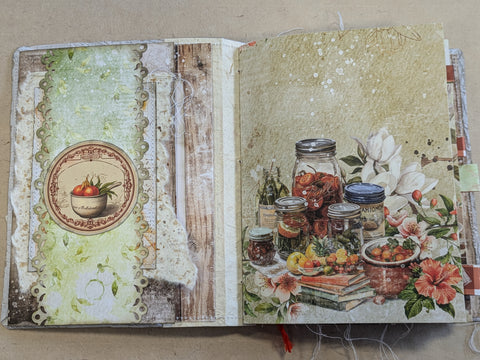 handmade Junk Journal "Kitchen mode" // by Ines