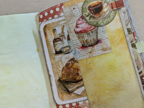 handgemachtes Junk Journal "Kitchen mode" // by Ines