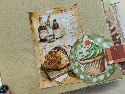 handmade Junk Journal "Kitchen mode" // by Ines