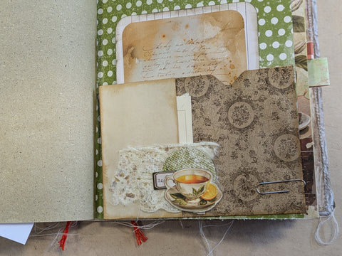 handmade Junk Journal "Kitchen mode" // by Ines