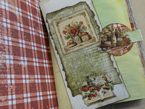 handgemachtes Junk Journal "Kitchen mode" // by Ines