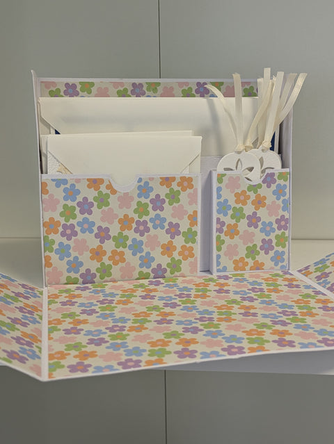 handmade card boxes "little flowers" // by Beate