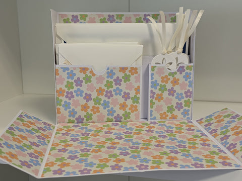 handmade card boxes "little flowers" // by Beate