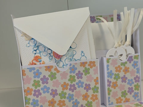 handmade card boxes "little flowers" // by Beate