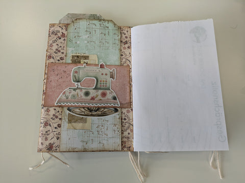 Flip-Flop-Journal "Brocante Antique und Touch of Nostalgia" // handgemacht von Ines