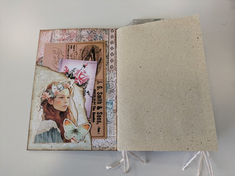 Flip-Flop-Journal "Brocante Antique und Touch of Nostalgia" // handgemacht von Ines