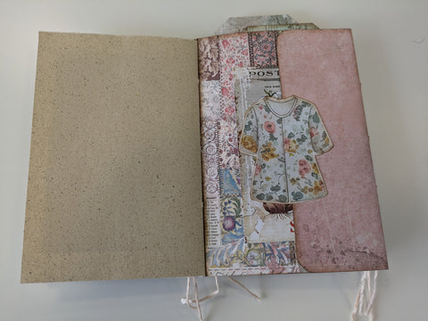 Flip-Flop-Journal "Brocante Antique und Touch of Nostalgia" // handgemacht von Ines