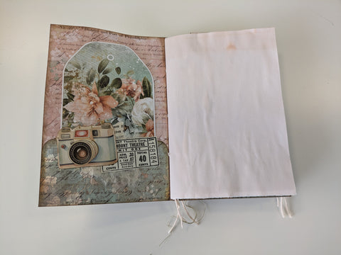 Flip-Flop-Journal "Brocante Antique und Touch of Nostalgia" // handgemacht von Ines