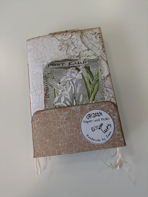 Flip-Flop-Journal "Brocante Antique und Touch of Nostalgia" // handgemacht von Ines