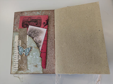 Flip-Flop Journal "Brocante Antique and Touch of Nostalgia" // handmade by Ines