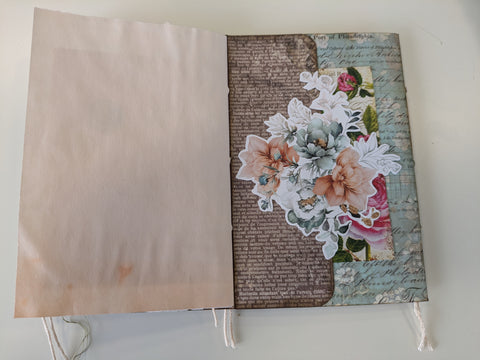 Flip-Flop-Journal "Brocante Antique und Touch of Nostalgia" // handgemacht von Ines