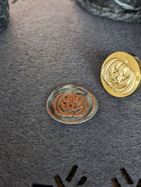 Seal WITHOUT handle "Pumpkin" - 2.5 cm