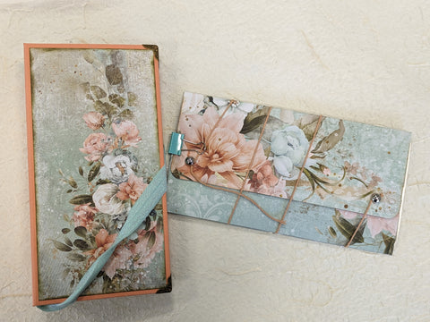 Mini Slimline Journal "Touch of Nostalgia" // handgemacht von Melly