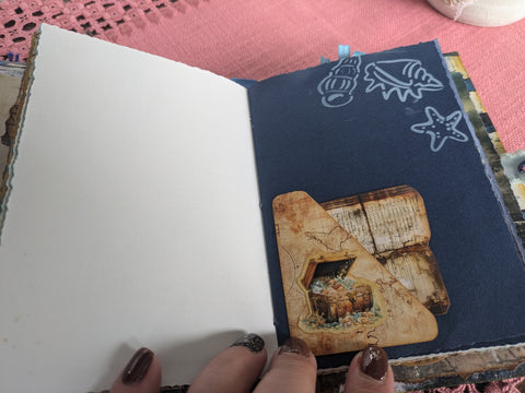 small journal "Delphin" // handmade by Beate