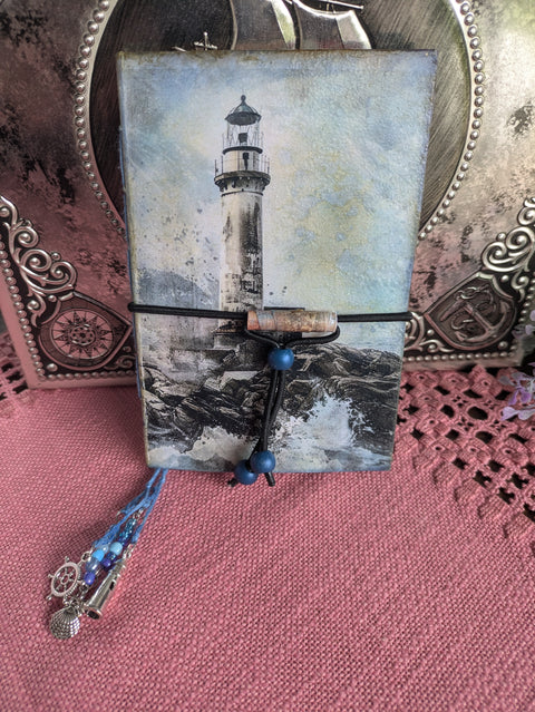 Notebook "Lighthouse" // handmade by Beate