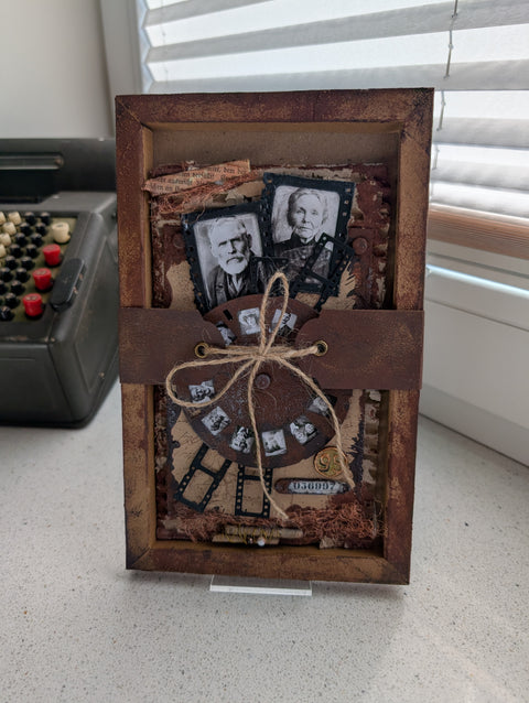 Rusty Rahmen "Topper" // handgemacht von Ute