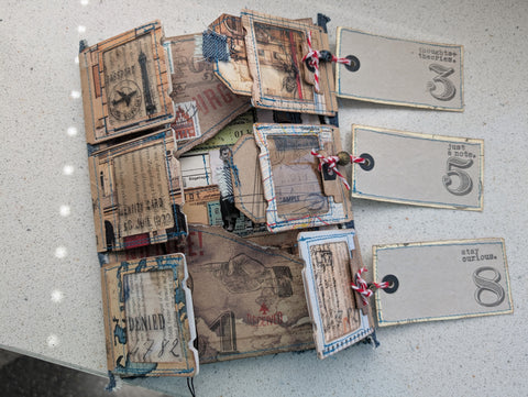 "Tag-Journal" (1) // handgemacht von Elke