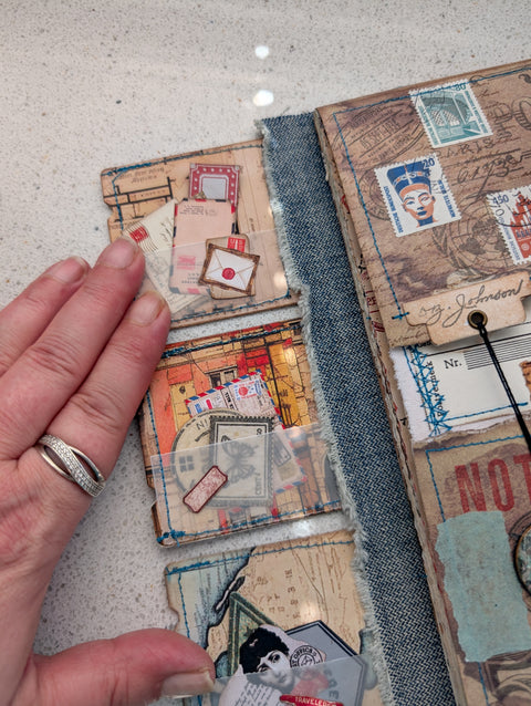 "Tag-Journal" (1) // handgemacht von Elke
